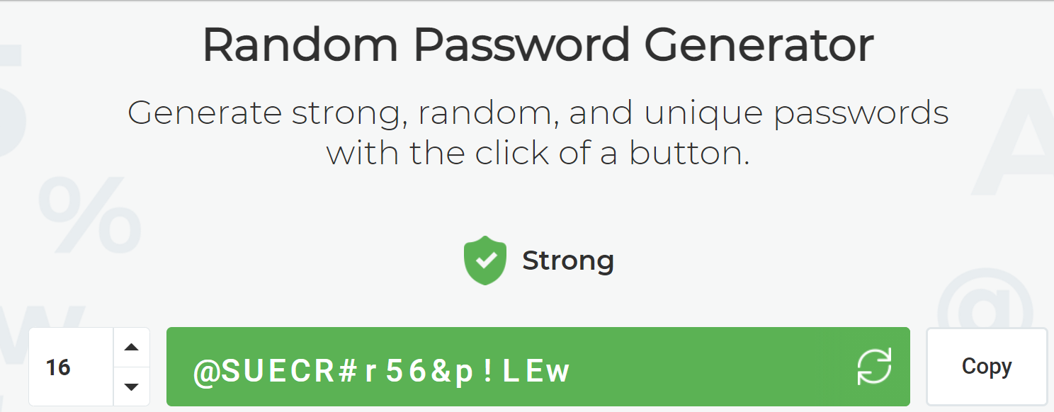 RoboForm Password Generator Example (Fig. 7)