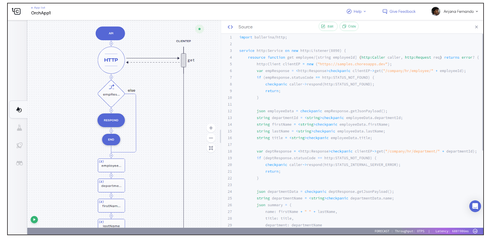 Figure 5: Hybrid Development Interface