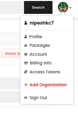 npm access tokens