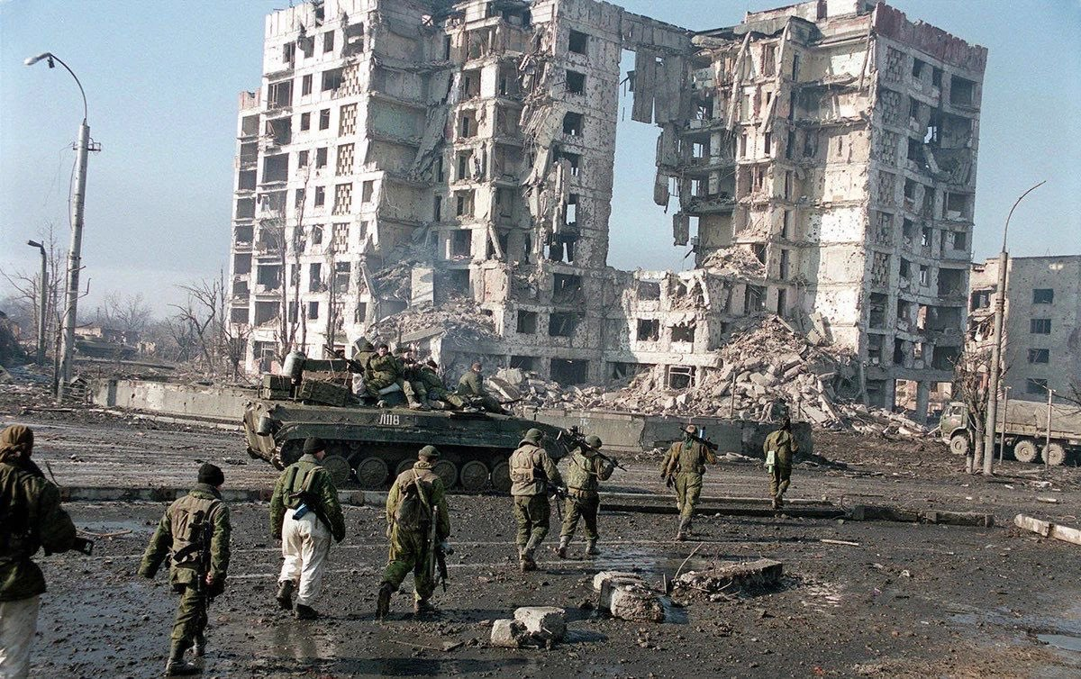 Destroyed Grozny