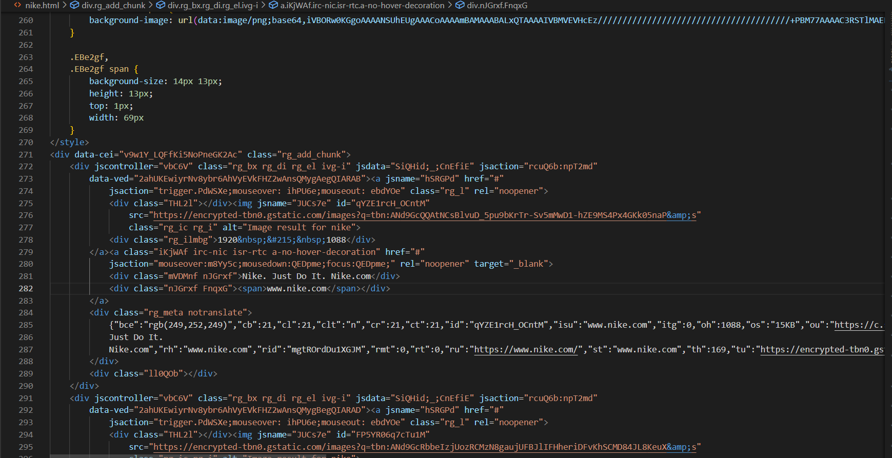 Scrape Google Images With Node JS 2