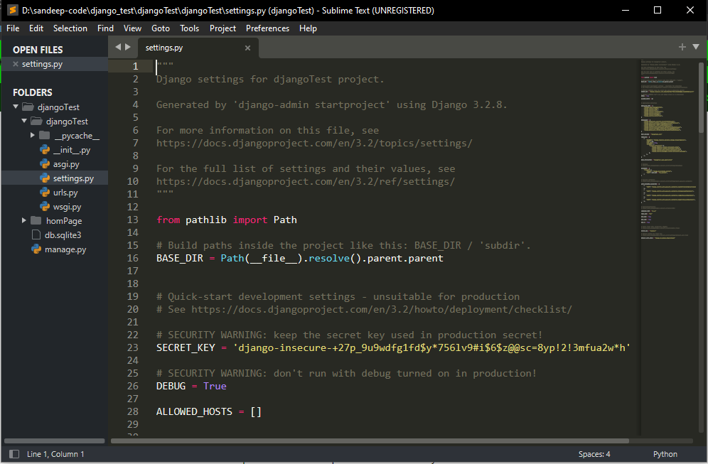 Sublime Text 4