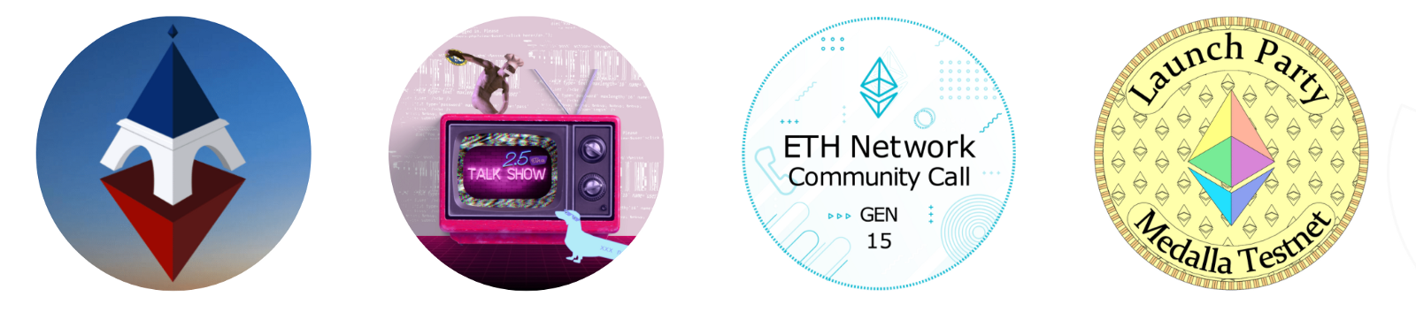 Examples of POAP NFTs rewarded for certain activities