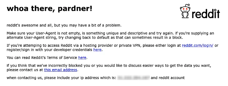 A low-quality IP from your VPN got you blocked!