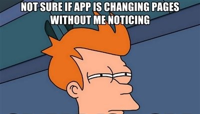 Fry is not the only one who has doubts about page refresh when using SPAs