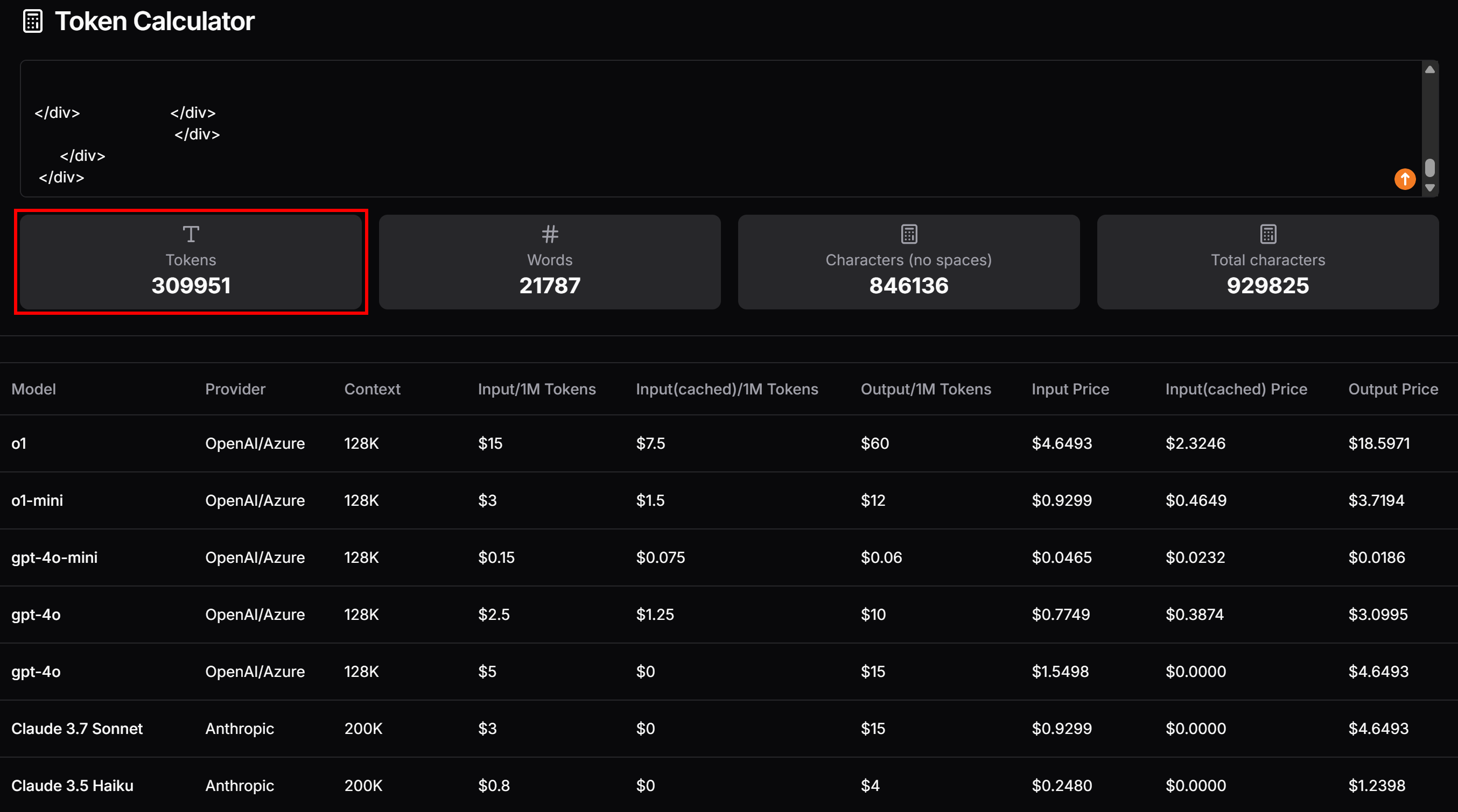 309,951 tokens, this time