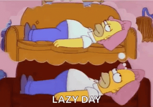 Every day can be a lazy day!