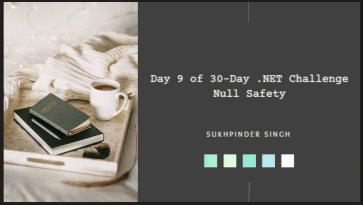 The 30-Day .NET Challenge, Day 9: Null Safety