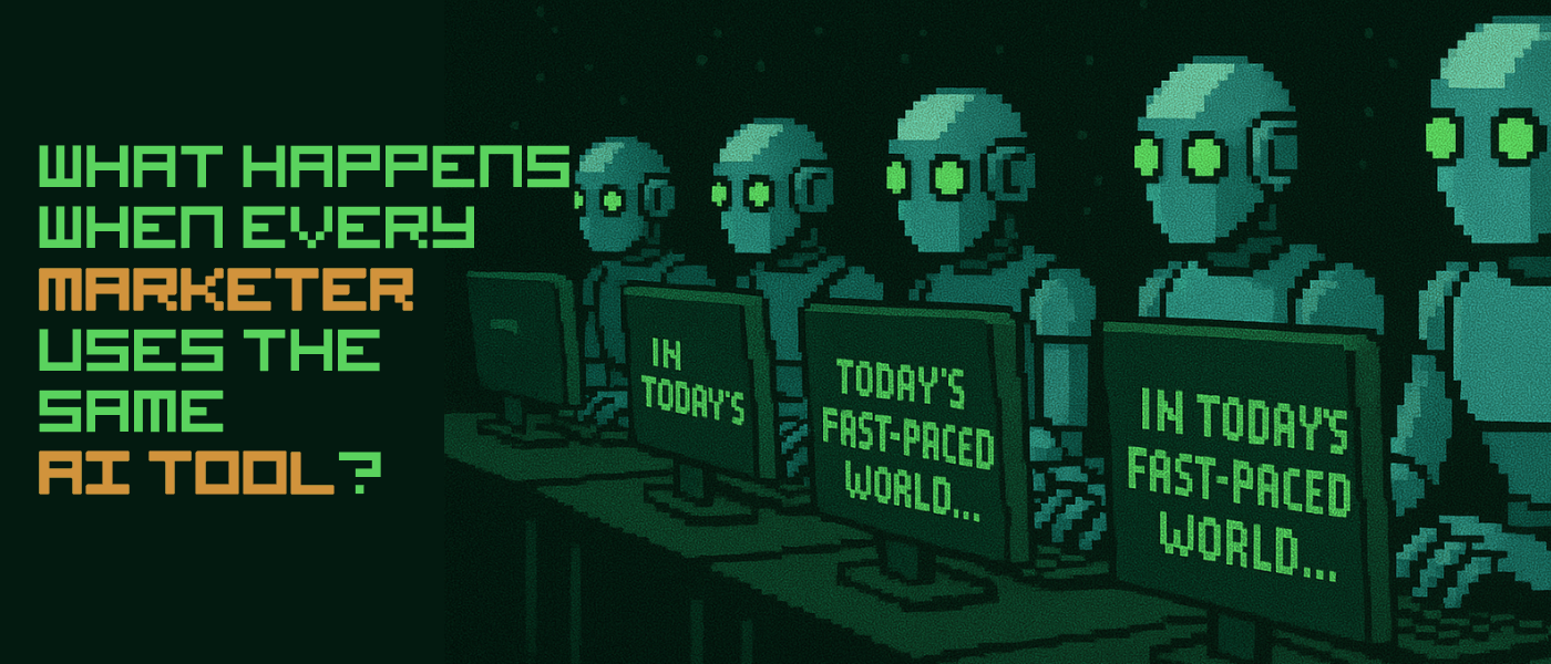 What Happens When Every Marketer Uses the Same AI Tool?