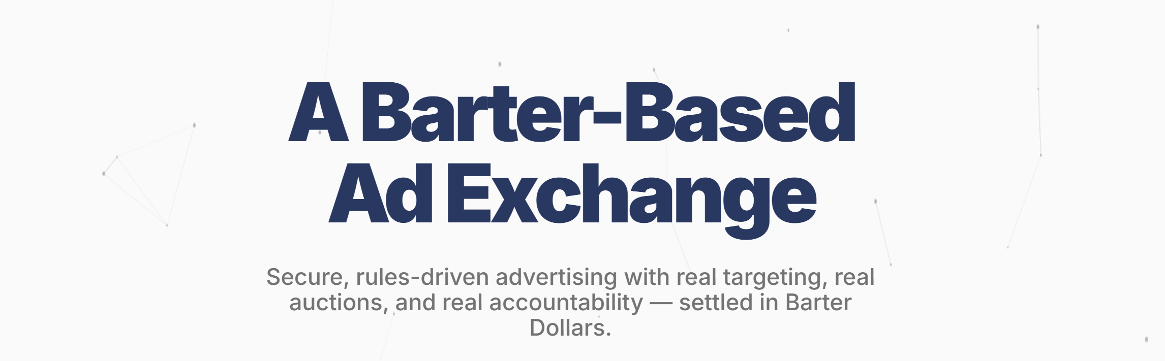 BarterAds Earns a 45.36 Proof of Usefulness Score by Building a Programmatic Ad Exchange for Unused Inventory