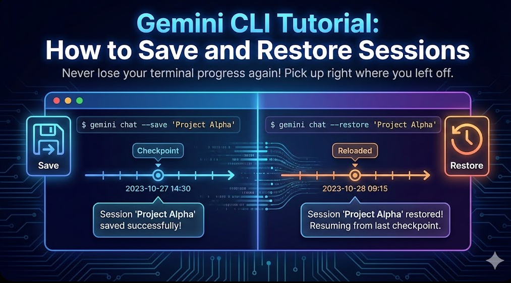 Gemini CLI Tutorial: How to Resume Your Work