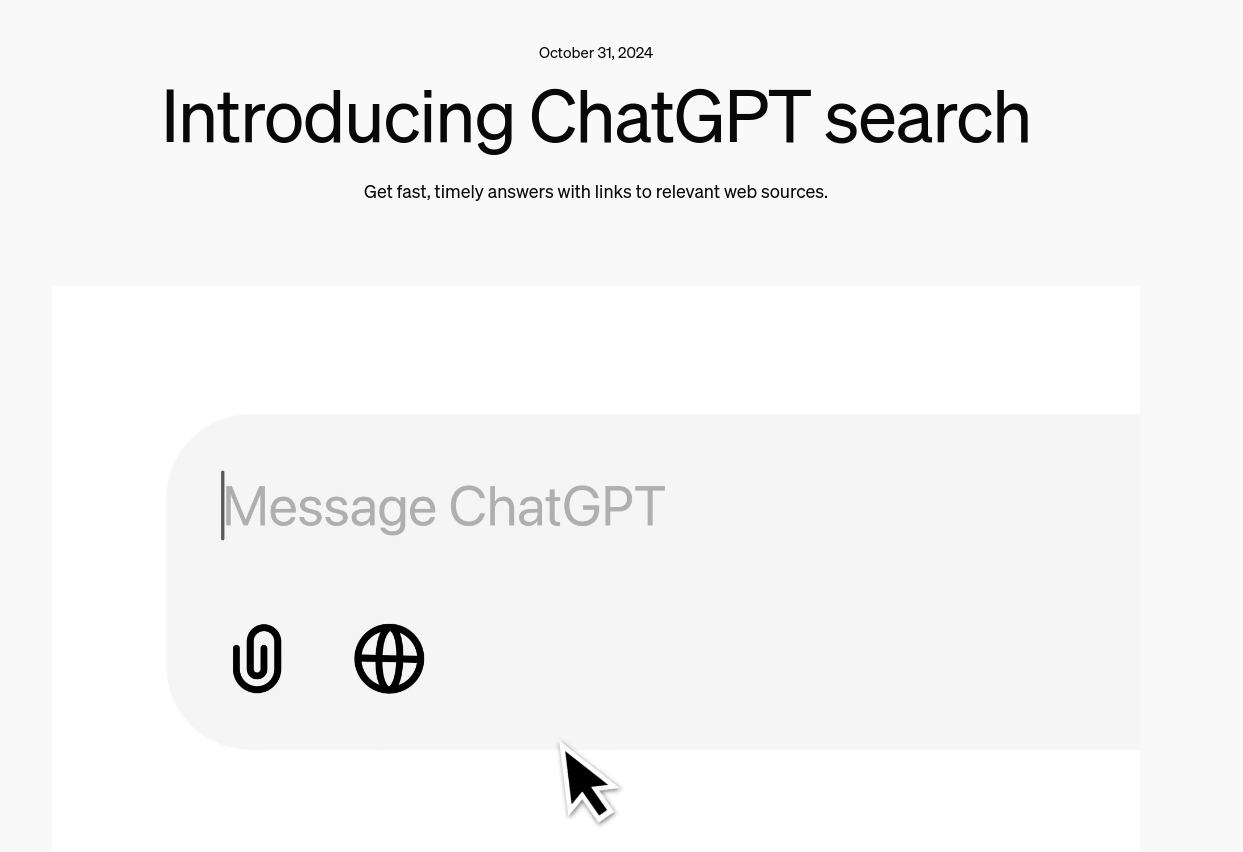 ChatGPT Search