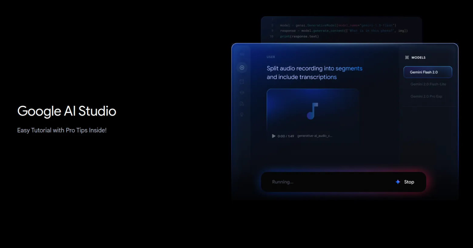 Google AI Studio Tutorial for Beginners