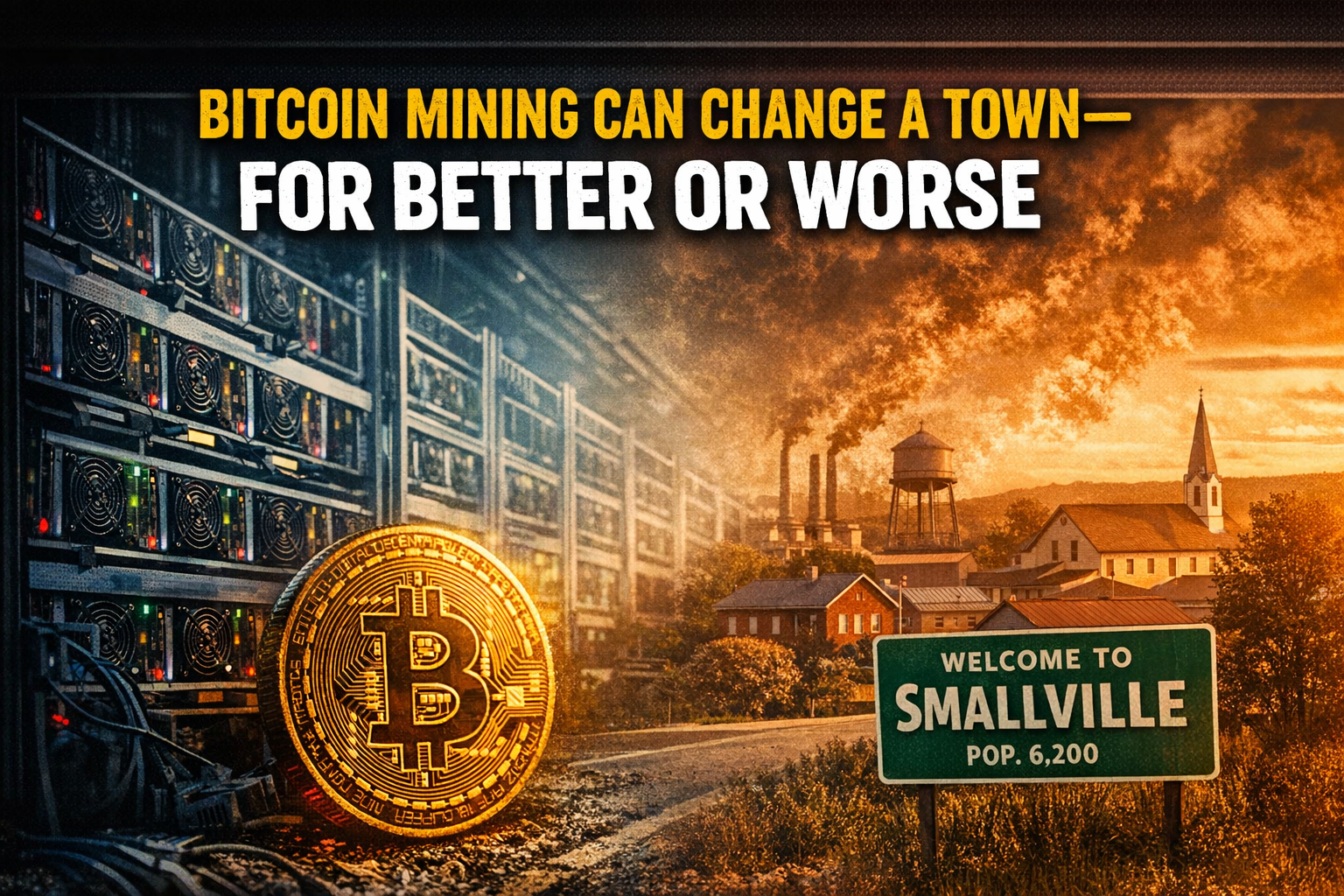 Bitcoin Mining Can Change a Town - for Better or Worse