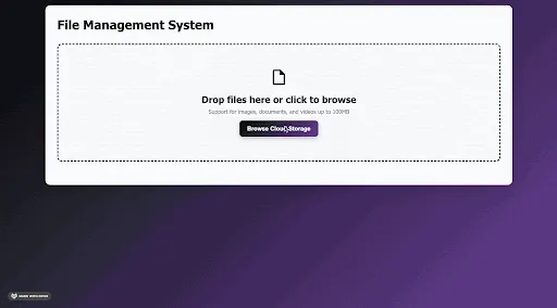 File uploader tool integrated with Filestack for seamless cloud storage