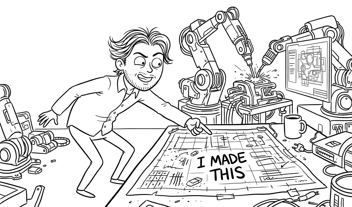 How I made this and why I'm being upfront about it