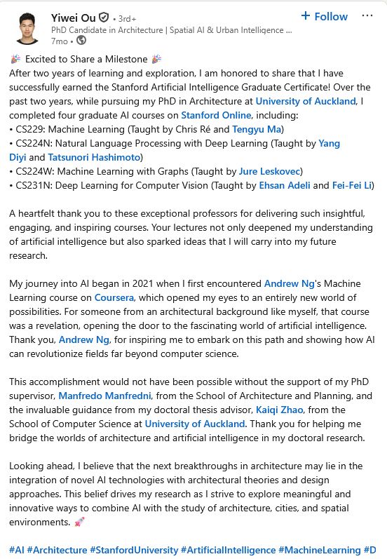 Artificial Intelligence Graduate Certificate Review