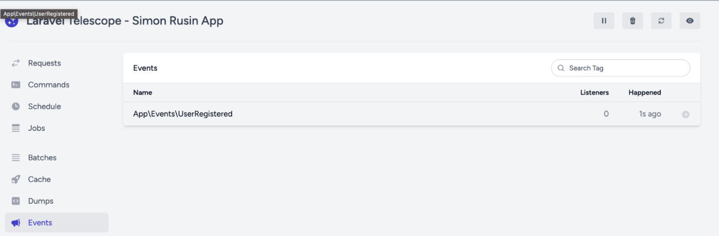 Monitoring a Laravel Application with Telescope
