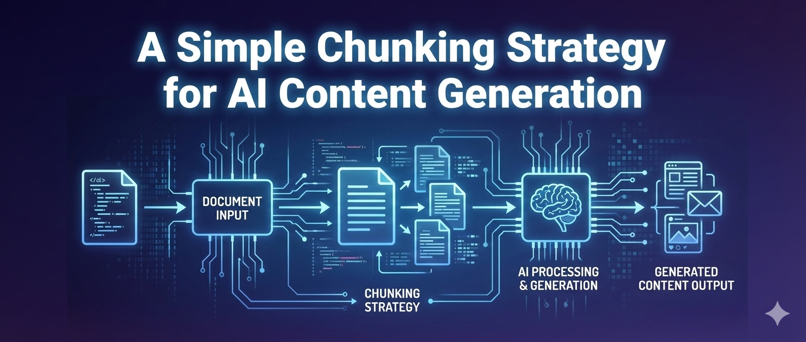 Intelligent Document Processing: A Simple Chunking Strategy for AI Content Generation