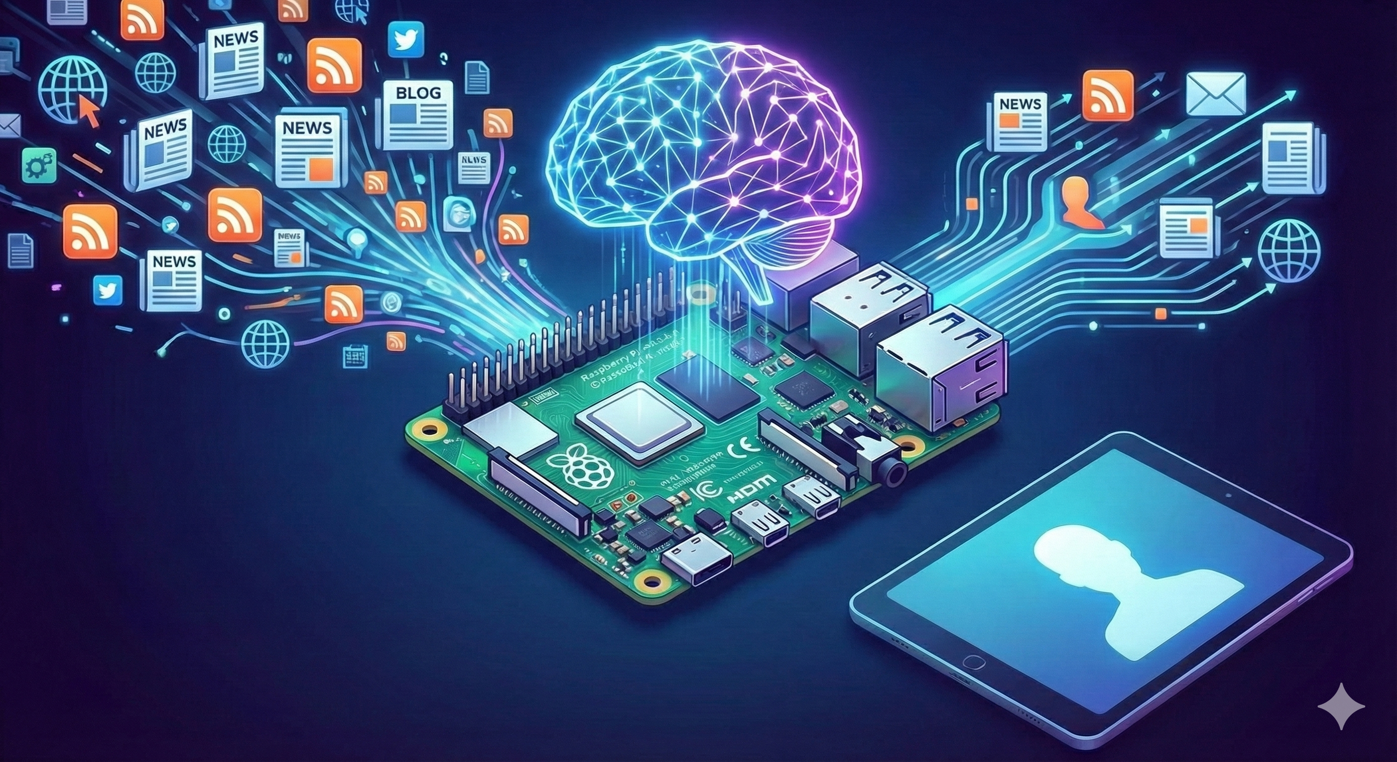 Pushing the Limits: Running Local LLMs and a 24/7 Personal News Curator on 4GB of RAM