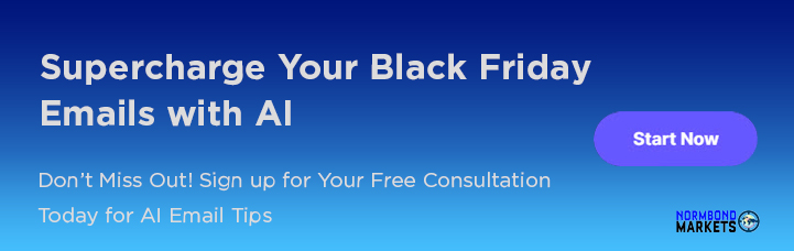 Create Emails with AI for Black Friday marketing