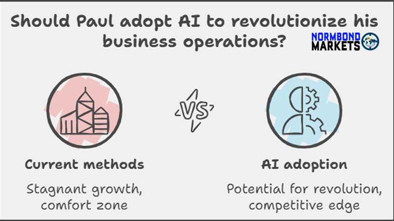 Paul, a business owner, recognizes the potential of AI to transform his operations but continues to delay. 