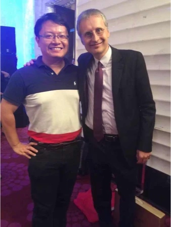 Photo from 2015: The author with Viktor Mayer-Schönberger