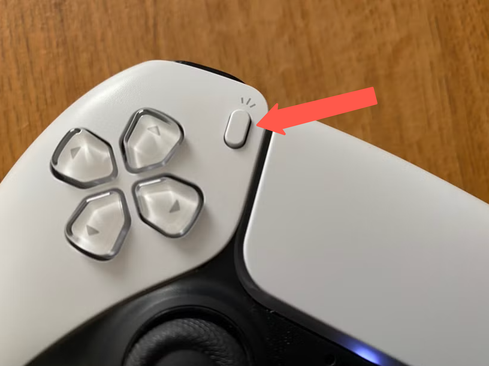 PS5 Controller Media button