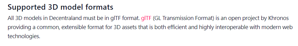 screenshot from Decentraland website