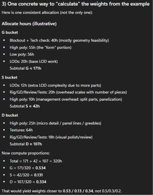 Picture 10.2 BTSU Coefficients explanation