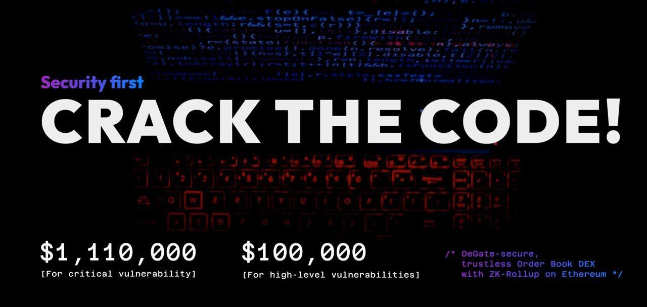 DeGate's ZK-Rollup DEX Initiates $1.11m Bug Bounty Program on Immunefi to Enhance Security Measure