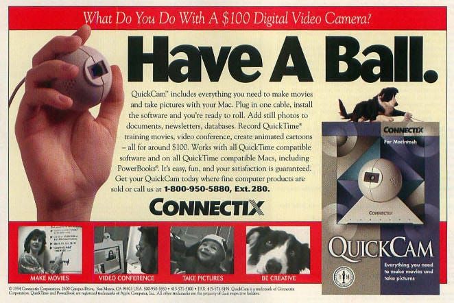 A Look at Connectix QuickCam — One of the First Webcams in the World