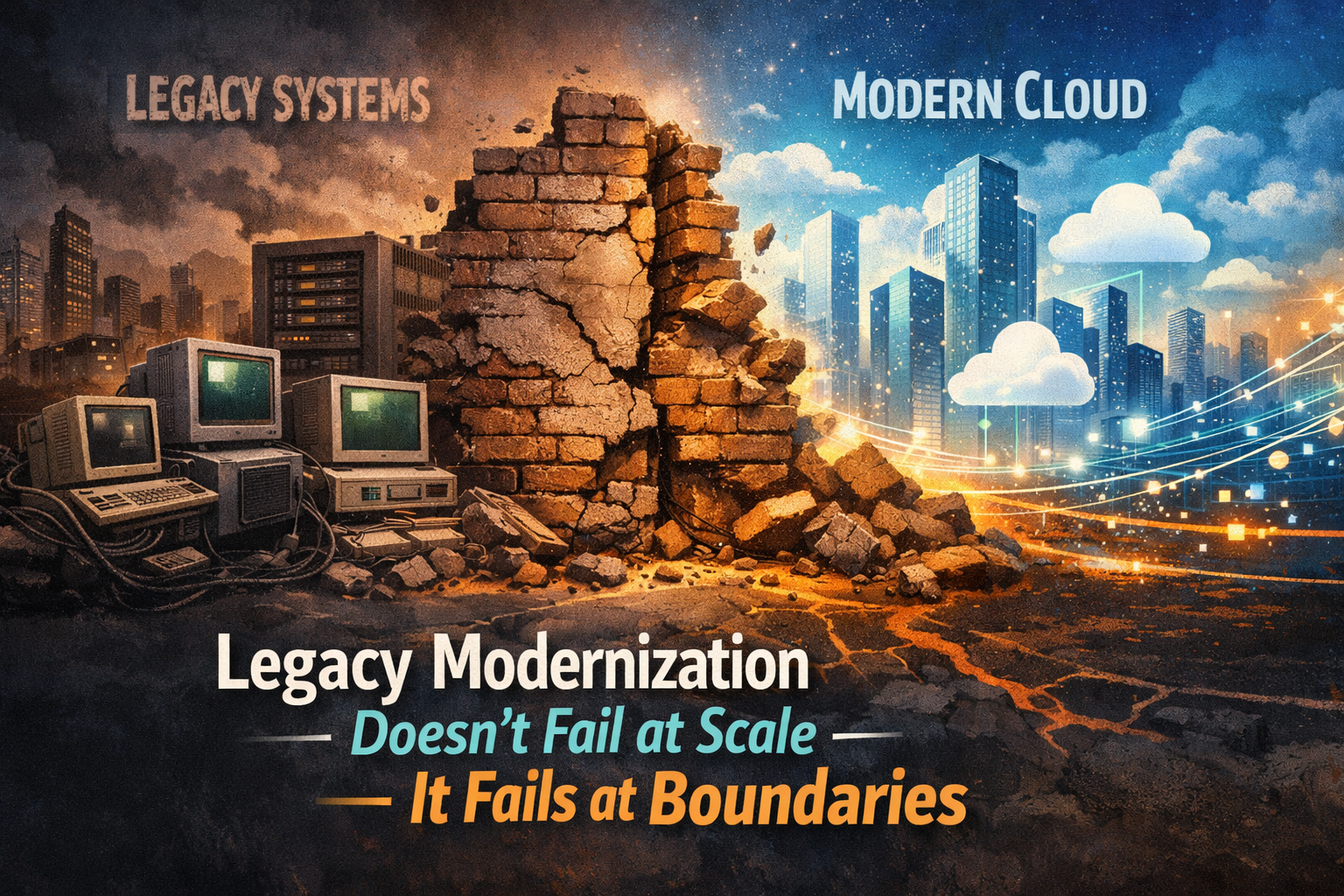 Legacy Modernization Doesn’t Fail at Scale — It Fails at Boundaries