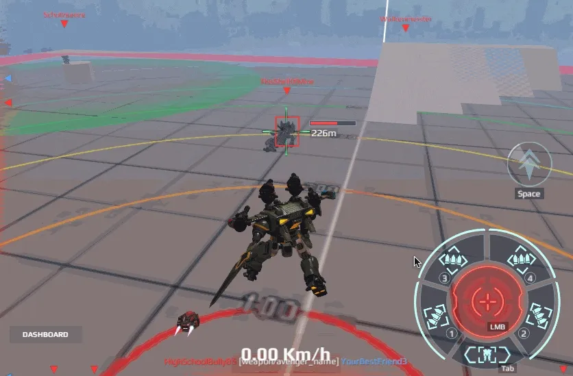 Overhead slash