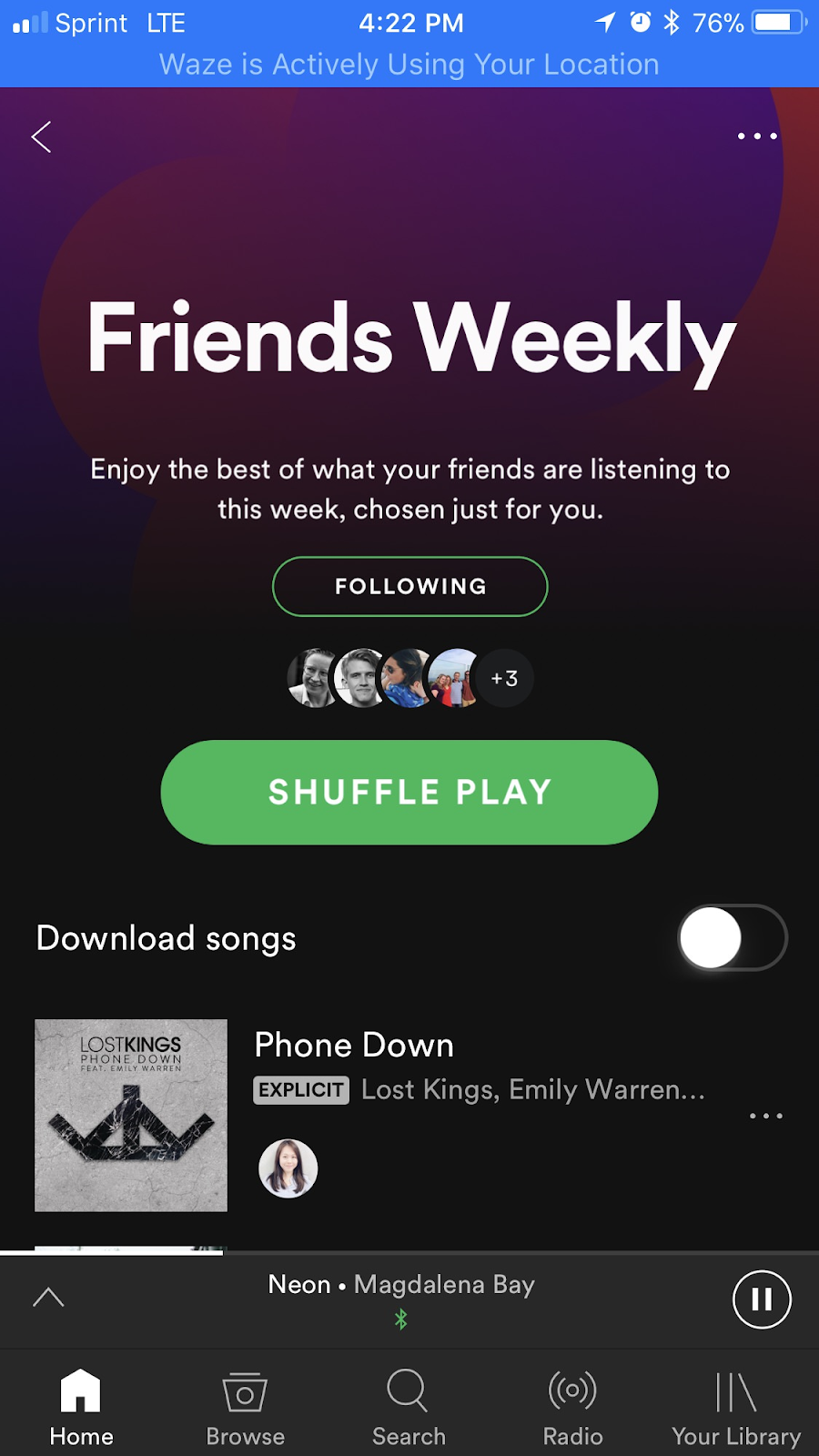 Image source: https://www.reddit.com/r/spotify/comments/7y2kor/spotify_has_introduced_a_friends_weekly_playlist/