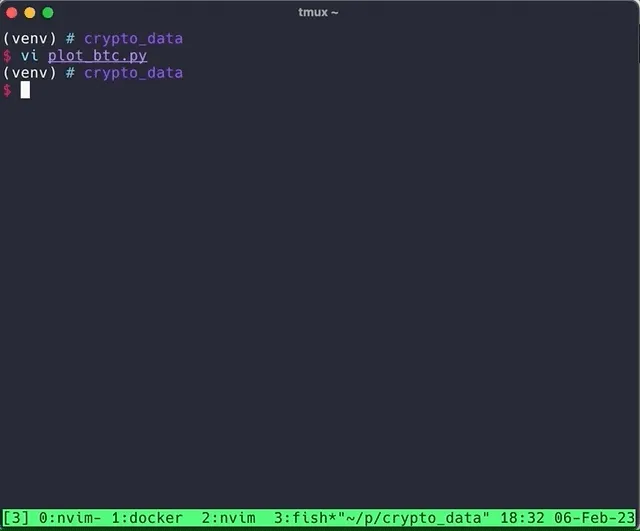 Our Python script is complete and plotting! GIF by Author.