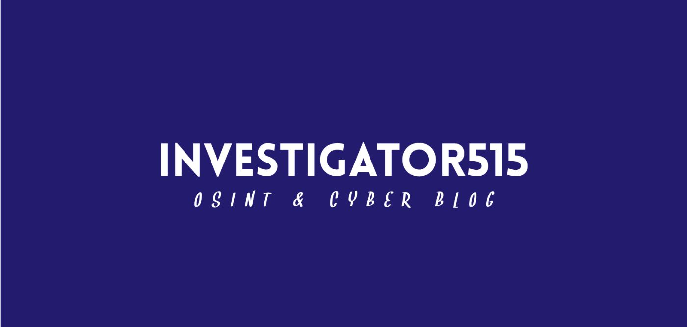Investigator515 - An Introduction