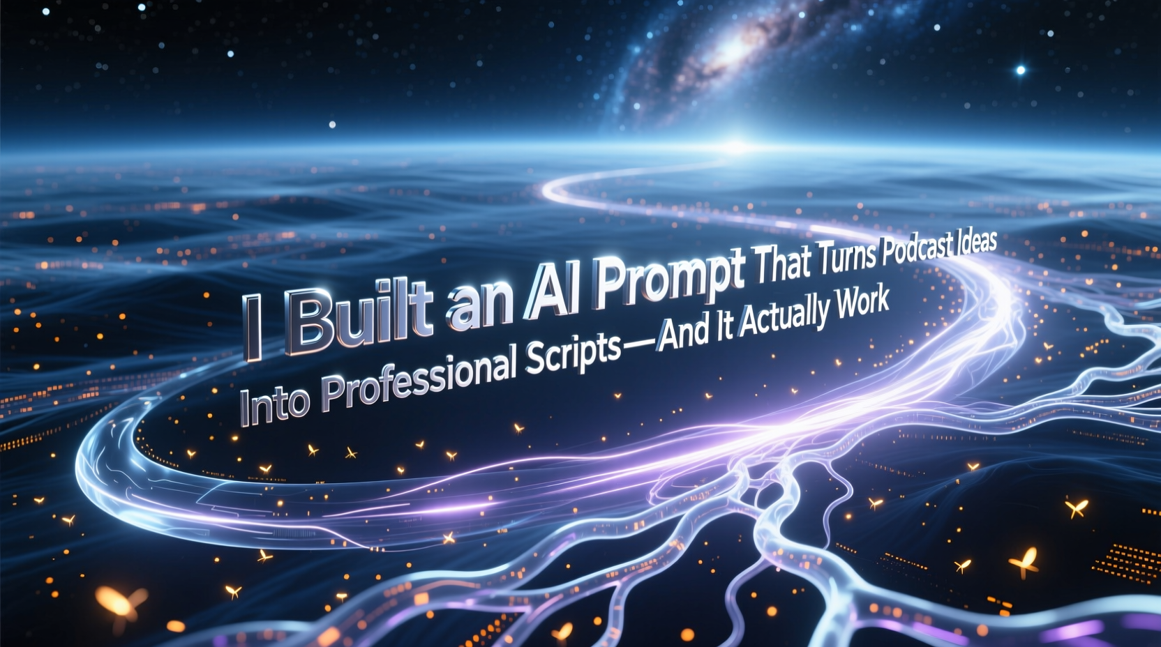 I Built an AI Prompt That Turns Podcast Ideas into Professional Scripts—And It Actually Work