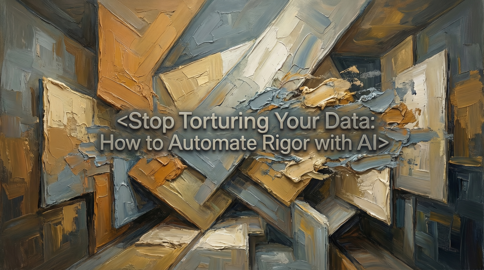 Stop Torturing Your Data: How to Automate Rigor With AI