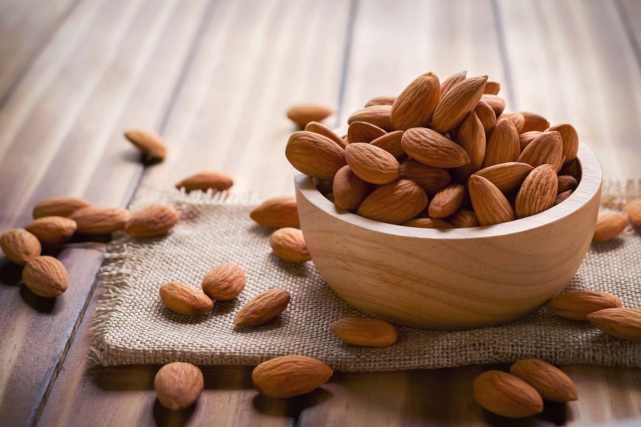 Bowl with almonds depicting shared ownership.