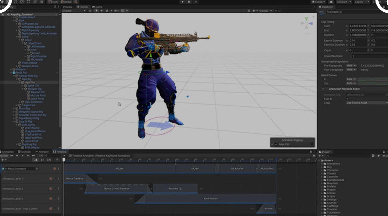 Designing Captivating Game Characters with Unity's Animation Tools