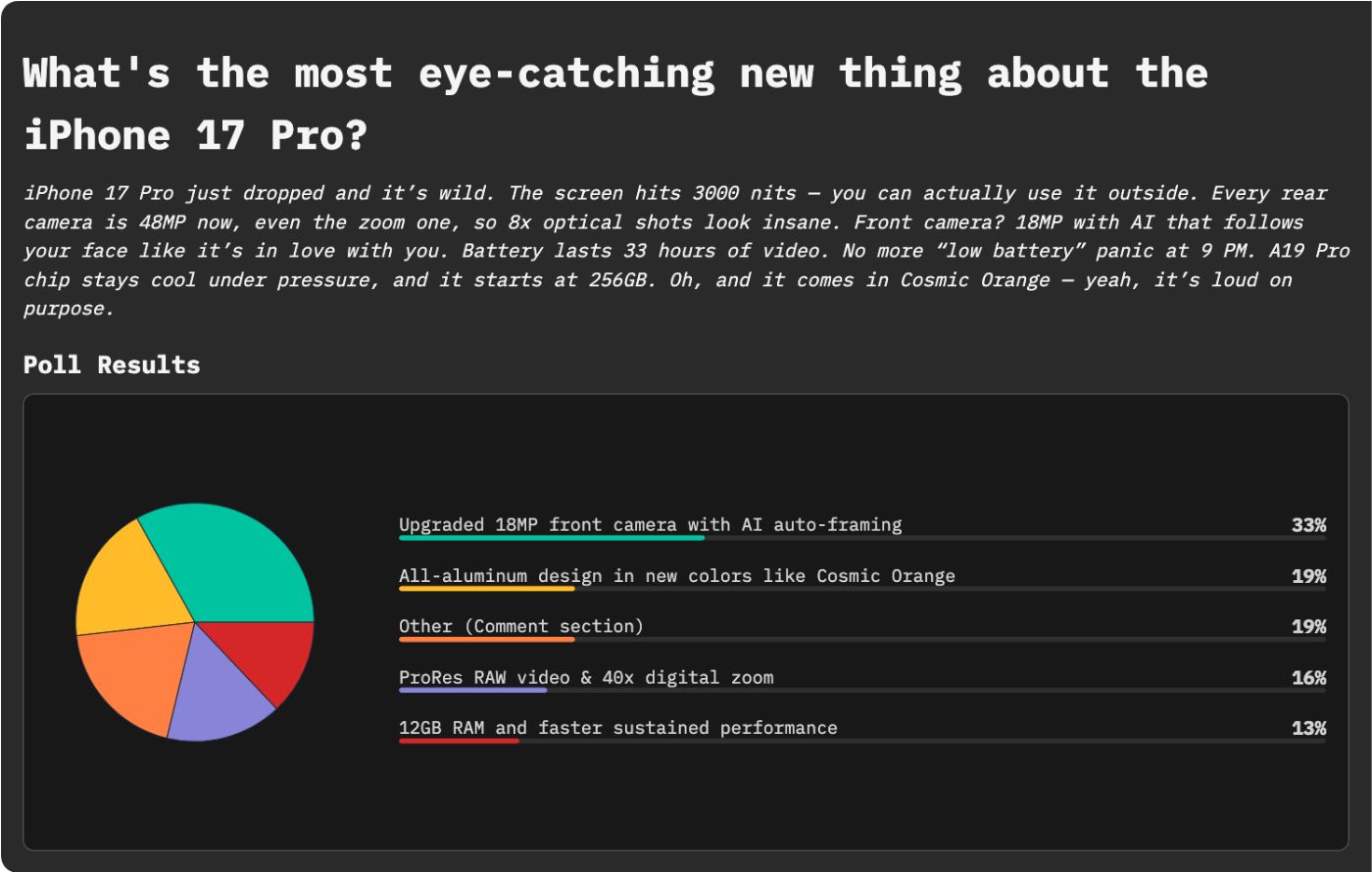 What Do iPhone Users Want Next?