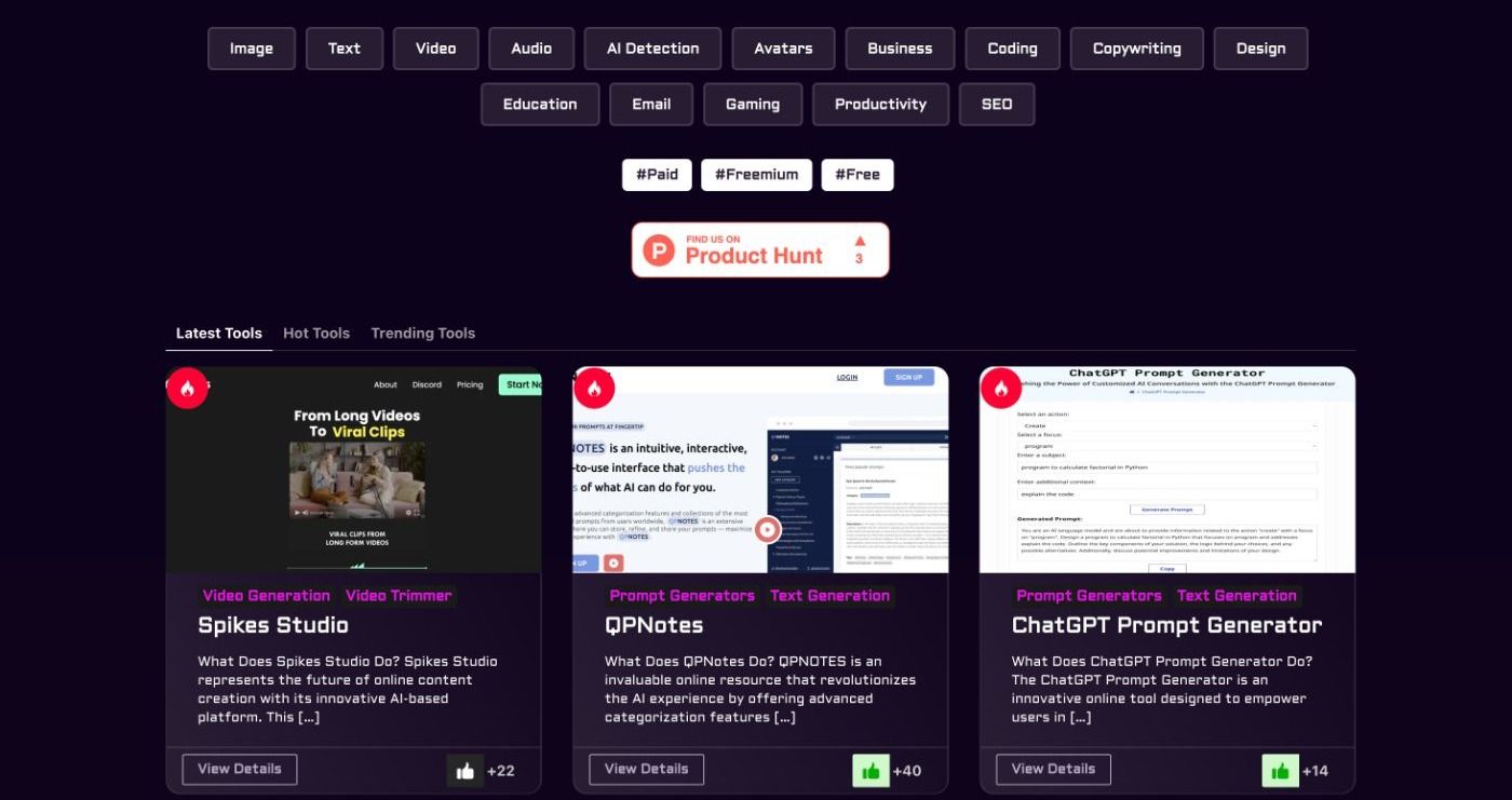 The 10 Best Directories for AI Tools