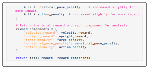 The Role of Human-in-the-Loop Preferences in Reward Function Learning for Humanoid Tasks