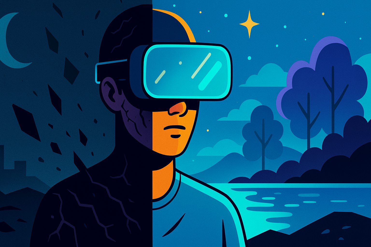 If Reality Can Hurt Us, Can Virtual Reality Heal Us?