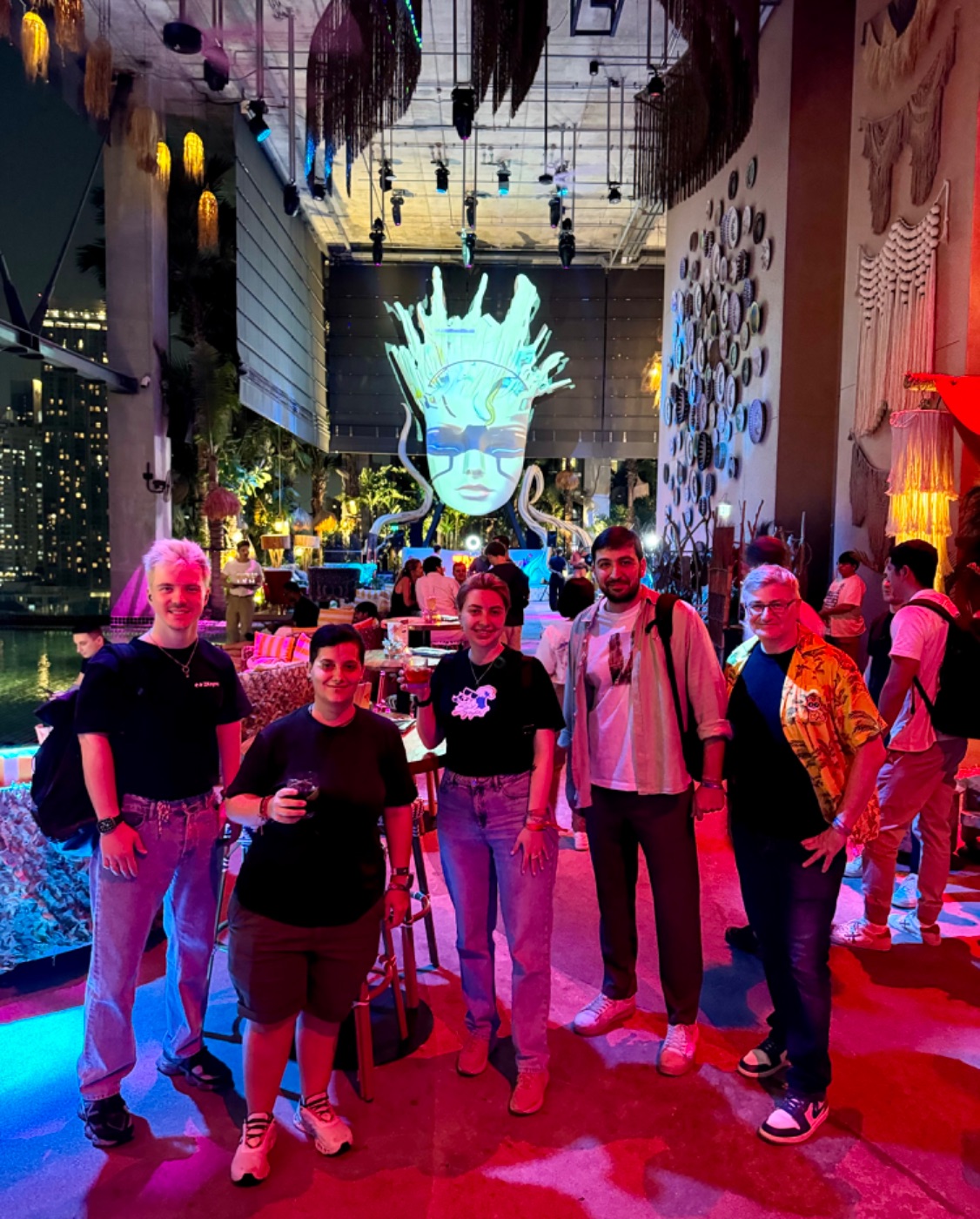 The founders of Clave and txFusion, the Matter Labs team members and I, at the ZK Sante party