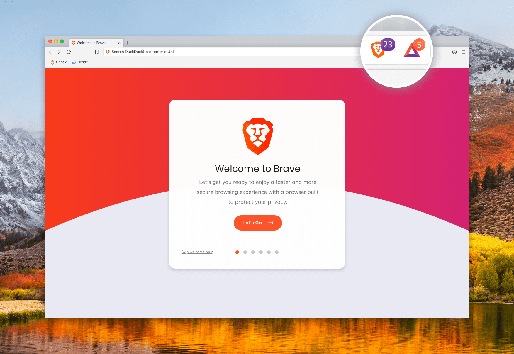 This picture is from the Brave Browser website