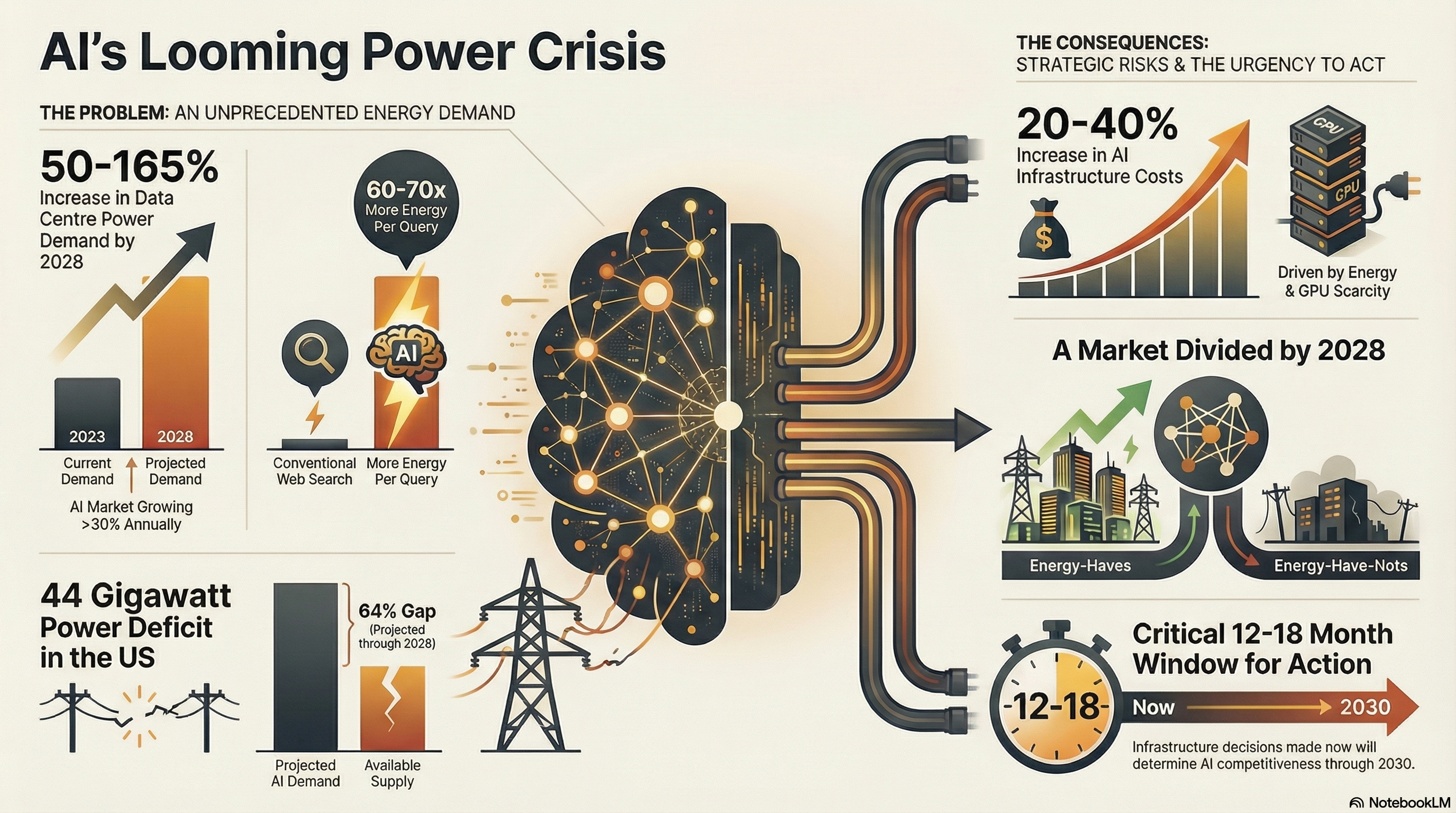 The AI-Energy Nexus: How Energy Availability Will Define AI Competitive Advantage