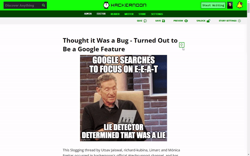 HackerNoon's Headline Generator