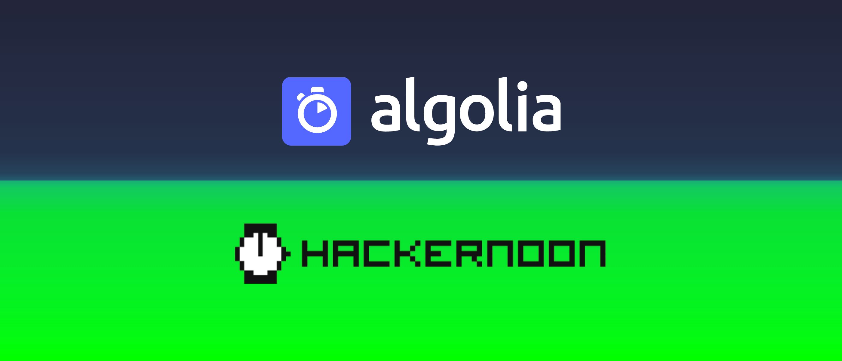 Мгновенный поиск и связанные истории: Algolia + HackerNoon